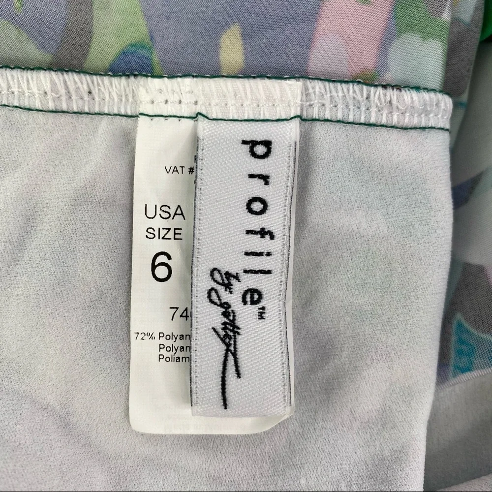 Profile by Gottex Tropical V neck Tankini V Back 6